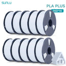 SUNLU PLA PETG PLA Plus Filaments 10 Rolls 3D Filament 1KG/roll 1.75mm 100% Filament Lines Up Neatly For 3D Printing From EU US