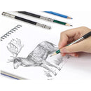 Bview Art 2pcs Double Head Pencil Extender Pencils Holder Lengthener Stationery Sketch Drawing Writing Student Painting Supplies