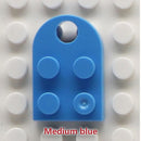 50pcs DIY Building Blocks 3176 Brick Heart Necklace/Key Ring Toys 2x 3 Heart-shaped Multicolor Educational Toy Gift for Children