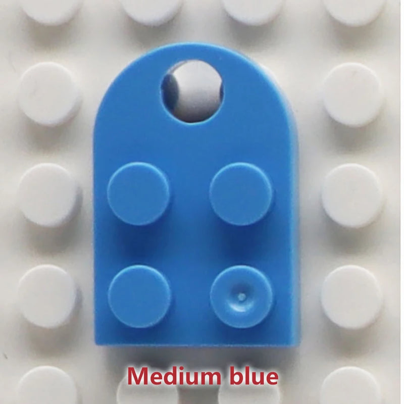 50pcs DIY Building Blocks 3176 Brick Heart Necklace/Key Ring Toys 2x 3 Heart-shaped Multicolor Educational Toy Gift for Children