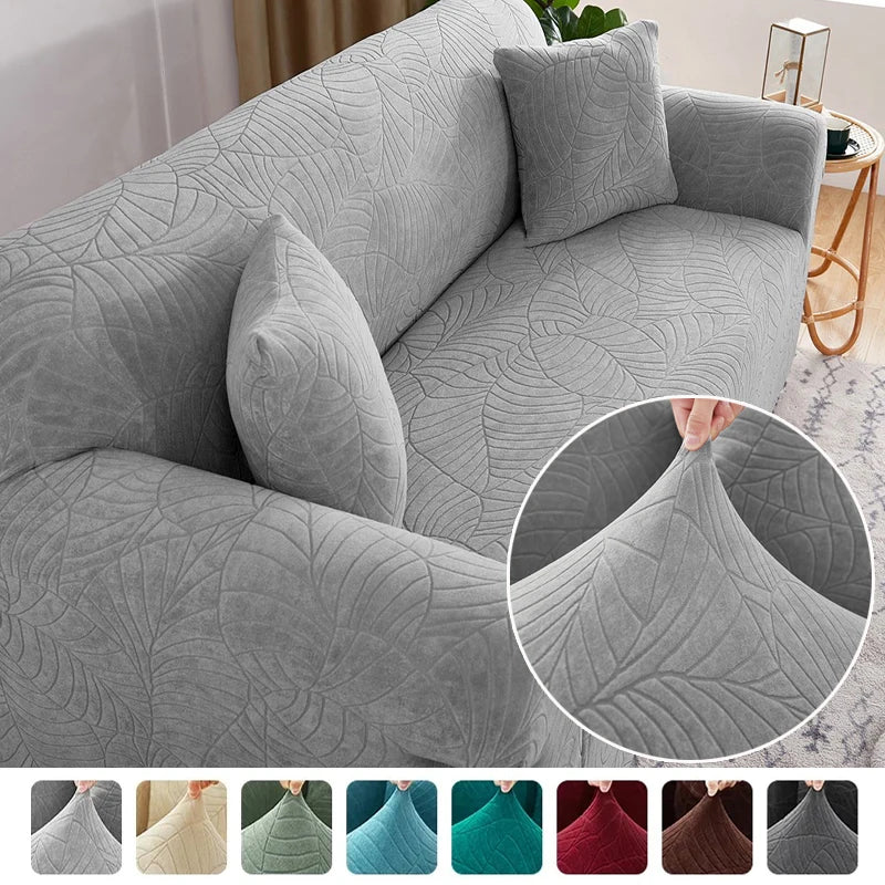 Sofa Cover for Living Room Thick Jacquard Sofa Cover 1/2/3/4 Seater L-Shaped Corner Sofa Cover