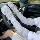 Ice Anti-sunburn Sleeve Summer UV Solar Arm Sleeves Women's Driving Sun Protection Long Sleeve Anti-UV Cycling Sleeves Loose