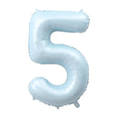 32/40inch Light Pink Blue number balloons Foil Balloon Birthday Balloons Party Baloon 0 1 2 3 4 5 6 7 8 9 globos Balls