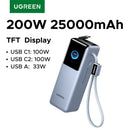 The Nexode Citadel | 200W 25000mAh Retractable-Cable Power Bank