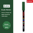 Jupai 1 STÜCK Acrylmarker Stifte Plumones 24 Farben Malerei Schreibwaren Keramik Glas Stoff Graffiti Wasserdicht Wasserbasiert