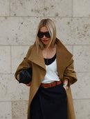 The Meridian | Oversized Belted Trench Coat for Women