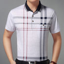 2022 Heißes echtes Bodybuilding-Kurzarm-Poloshirt für Herren Karierte Polos Sommer Pol T-Shirts Herren Business-Poloshirt Jersey 1398