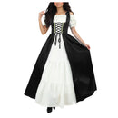 Halloween Plus Size Open Shoulder Elegant Party Dresses For Teens 2024 Lace Half Sleeve Gothic Dress Clothing Female