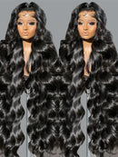 Body Wave Brazilian 13x6 360 HD Transparent Lace Front Wigs Pre Plucked 13x4 Lace Frontal Human Hair Wig For Women