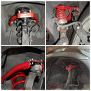 Black Red Adjustable Front Upper Control Camber A-Arms  Suspension Kit for Honda Civic EJ EK 96-00 Drift Racing Performance