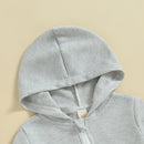 2023-07-11 Lioraitiin 12M-5Years Kids Hoodie Long Sleeve Hooded Zip-up Hoodie Solid Sweatshirt Jacket for Boys Girls