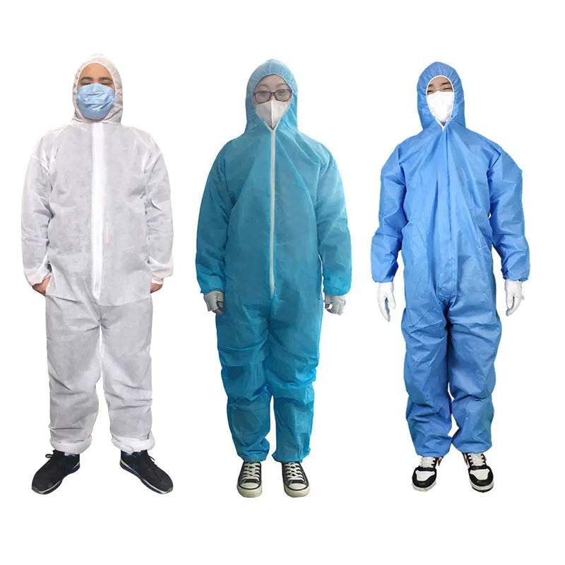 Disposable Jumpsuit Hazmat Sui dustproof Work Safety Clothing Spary Painting Cover All Protection Clothes Overall Suit