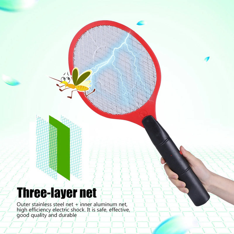 Bug Zapper Racket Cordless Battery Power Electric Fly Mosquito Swatter Bug Zapper Racket Insects Killer Battery Mosquito Swatter