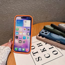 For iPhone 17 Pro Max 16 Luxury Magsafe Magnetic Holder Stand Matte Phone Case For iPhone 15 14 Plus 13 Lens Protective Cover
