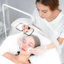 FOSOTO FT-Y9II 25 Zoll 35W LED-Wimpern-Dual-Farblicht Halbmondlicht Ringlicht für Tattoo Schönheitssalon Wimpern Make-up Haarschnitt