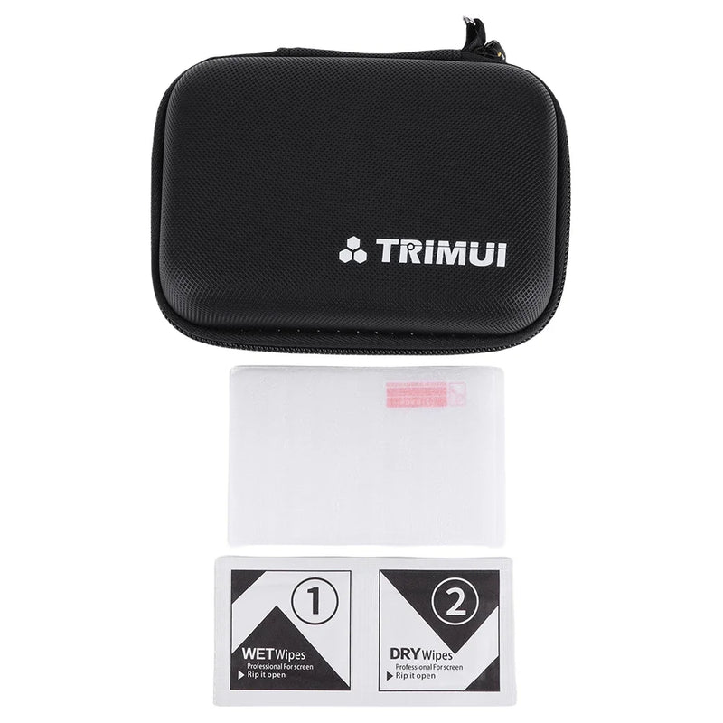 Hard Carrying Case Shockproof Protection Bag Anti-scratch Tempered Glass Screen Protector for Trimui Brick Handheld Game Console