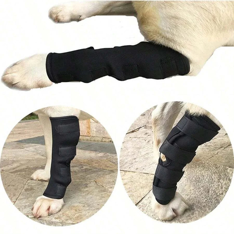 1pc Prevent Chew Licking Hock Joint Arm Support Hold Bandages Sleeve Dog Leg Brace for Pet Knee Sprains Recovery Protection