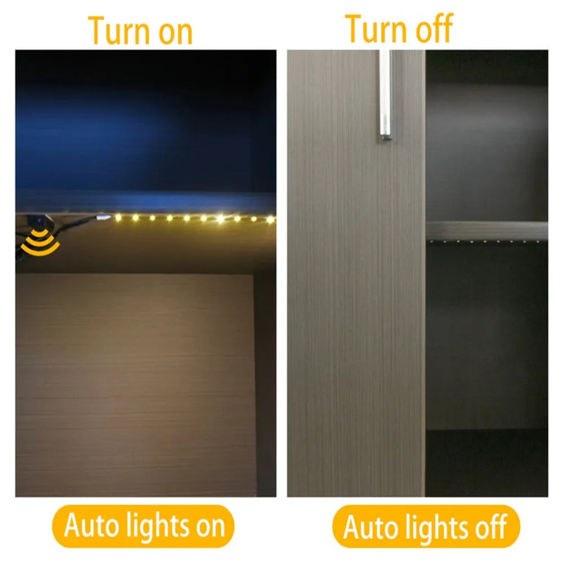 Door Sensor Light Switch DC 12V 24V 6A Auto ON/OFF High Sensitivity Wireless Infrared Induction For LED Strip Cabinet Home Use