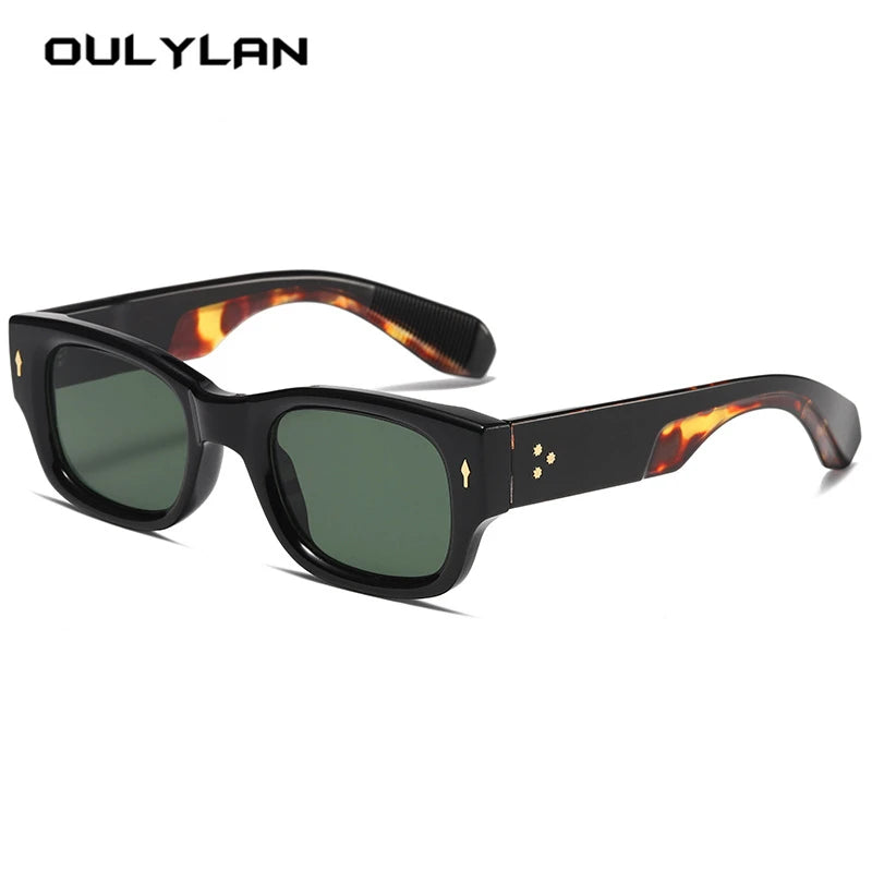 OULYLAN Square Sunglasses for Men Luxury Brand Designer Sunglasses Women Vintage Oversize Sun Glasses Big Frame Eeyglasses Shade