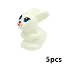 MOC City Animal Zoo Fram Accessories Building Block Figures Goat Sheep Eagle Owl Panda Parrot Seagull Penguin Bricks Toy Gift