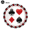 Casino Table Runner Decor Las Vegas Table Cover Poker Night Themed Table Decoration Casino Playing Card Birthday Party Supplies