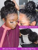36 40 Inch Curly 13x4 Lace Frontal Human Hair Transparent 220 Density Deep Wave 13x6 Lace Front Wig Brazilian For Black Women