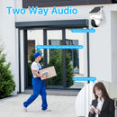 ANRAN 2K Solar Camera Wifi Surveillance Cameras Home Security Protection Sloar Battery Camera PIR Humanoid Detection ARCCTV Q4