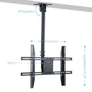 Adjustable Ceiling TV Mount Tilt Swivel Bracket for 26-65 Inch LCD LED Panel Screen Weight Capacity 30kg