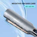 13 Gears Adjustable Temperature 2-in-1 Professional Flat Iron Hair Straightener Fast Warm-up Styling Tool For Wet or Dry Hair