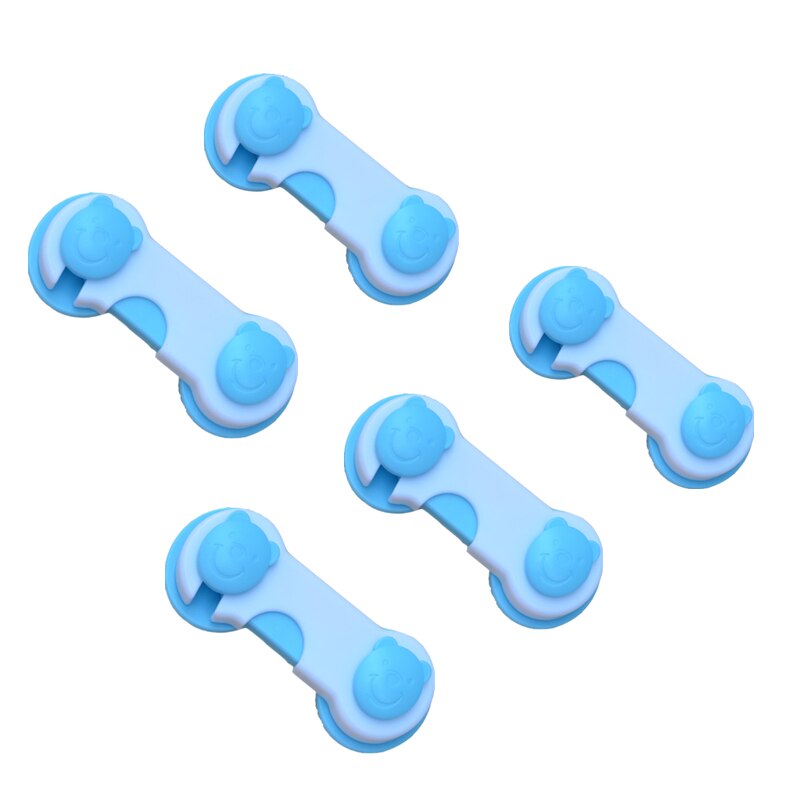 5Pcs Drawer Cabinet Cupboard Baby Safety Locks Kids Plastic  Infant  Protection