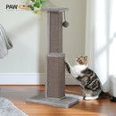 80CM Cat Scratching Post for Indoor Cat Scratcher with Nature Sisal Ball Tall Scratching Post for Large Cats Kitten Pet Toys