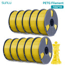 SUNLU 10KG PETG/ABS Filamente 10 Rollen 3D-Filament 1KG/Rolle 1.75mm 100% Filament ordentlich aufgereiht für den 3D-Druck aus der EU USA