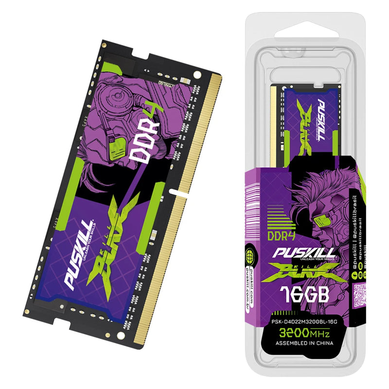 PUSKILL Memoria Ram DDR4 8GB 4GB 16GB 2400mhz 2133 2666mhz Sodimm Notebook High Performance Laptop Memory