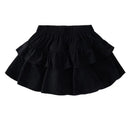 2025 Autumn and Winter New Girls Corduroy Skirt Children Trendy Cake Skirt Pleated Skirt with Safety Pants