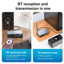 M9/M9Pro Audio Transmitter Receiver 1200mAh Bluetooth 5.1 Wireless Music Adapter U Disk/TF Card FM Radio Player DSP Converter
