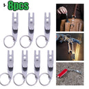 1-5pcs Mini Edc Gear Pocket Suspension Clip Hanger Tool Key Ring Keychain Buckles Mini Clips Camping Hiking Outdoor Tools