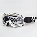 Retro Motorradbrille Skibrille Motocross Sonnenbrille Weitwinkel MTB ATV Brille Cafe Racer Chopper Radsport Rennsport