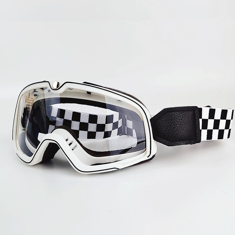 Retro Motorcycle Goggles Ski Glasses Motocross Sunglasses Wide Vision MTB ATV Goggles Cafe Racer Chopper Cycling Racing