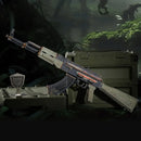 Robotime Rokr 3D Wooden Puzzle Toy Rifle Model Kits with Rubber Bands for Adults to Build Unique Gifts for Kids and Adults AK-47