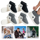 Unisex Winter-Heizschuhe mit 3 Heizstufen Damen Herren Elektrische Heizhausschuhe Thermoschuhe für Zuhause, Büro