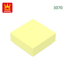 Wange 666PCS/lot 3070 1x1 Light Area Wooden Moc Loose Parts Compatible with Bricks DIY Children's Toy Assembly Gift Storage Box