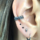 Ear Cuffs Skull Heads Ear Clip Fashionable Ear Jewelry Gothic Style Cuff Earrings Alloy Material Perfect for Party Daily