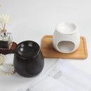 Nordic Style Porcelain Essential Oil Burner Candle Holder Oil Lamp Aroma Censer for Indoor Smell Supply Home Decor