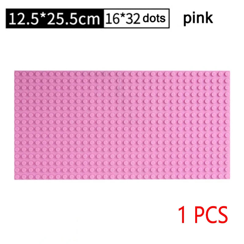Baseplate 32x32 16X32 Dots Classic Brick Plate Building Blocks DIY Constructor Parts Baseplates Compatible Brands City Friends