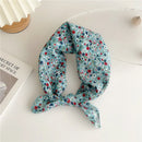 Approx 55cm Cotton Linen Square Scarf Neckerchief Spring Autumn Scarves Neck Scarf Turban Bandanas Headband Decoration for Women