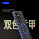 Slim Matte Magnetic Phone Case for Samsung Galaxy S22 S23 Ultra S24 Plus Fashion Magsafe Charging Frosted Cover for S24Ultra S24