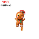 15/1Pcs Christmas Foil Balloons Santa Claus Xmas Tree Aluminum Balloons New Year Kids Gifts Toys Xmas Birthday Party Decorations