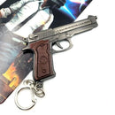 Mini Pistol Model Metal Alloy Material Cool Pistol Key Chain Children's Men's Accessories