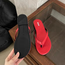 SUOJIALUN 2025 Summer New Brand Women Slipper Fashion Narrow Band Slip On Flip Flops Soft Flat Heel Outdoor Casual Dress Slides