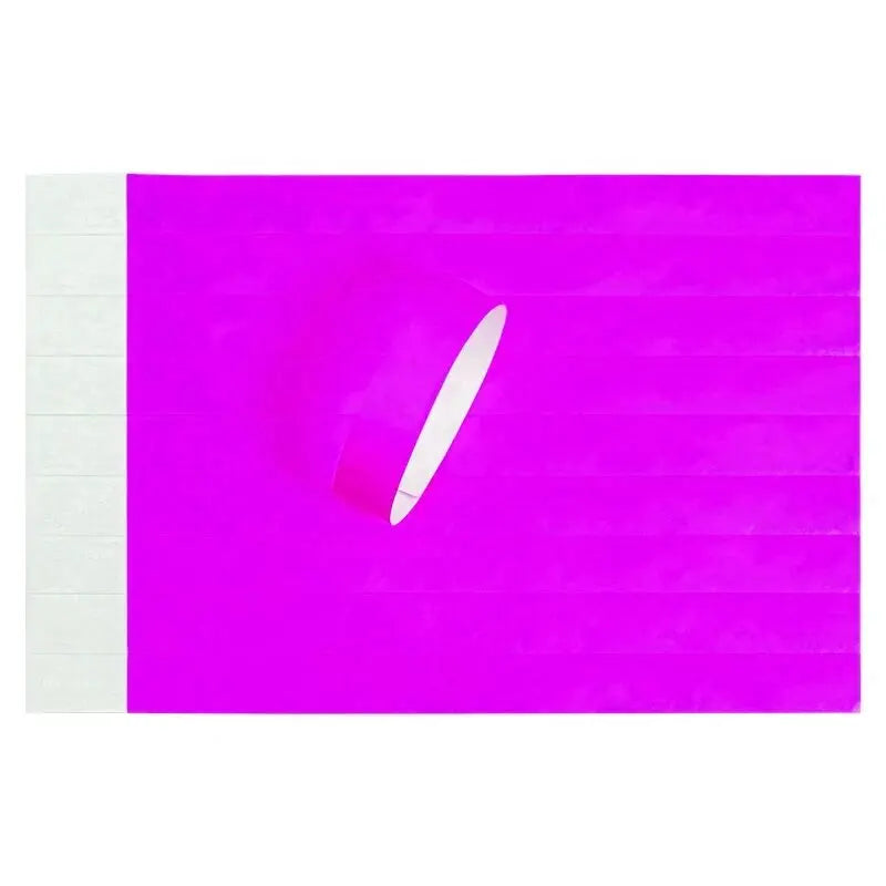 DUBAND 1000 Pcs No Logo Paper 3/4 Inch Wristbands for Event, Sport Wristband, Tyvek ID Festival Paper Bracelet